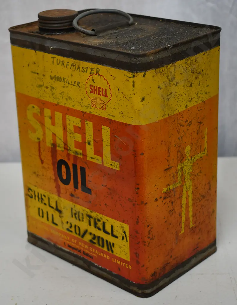 SHELL OIL & GREASE TINS Image 1++