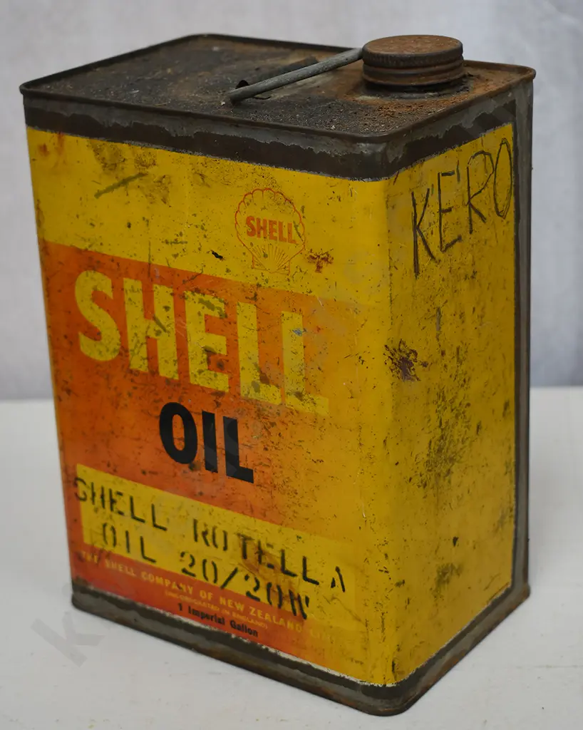 SHELL OIL & GREASE TINS Image 1++