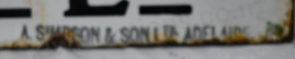 LAUREL KEROSENE DOUBLE SIDED ENAMEL SIGN Image 1++