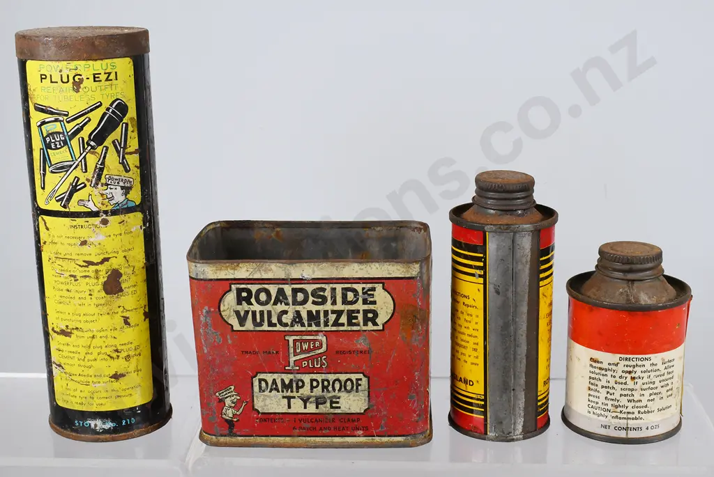 ASSORTED REPAIR KIT & OTHER TINS Image 1++