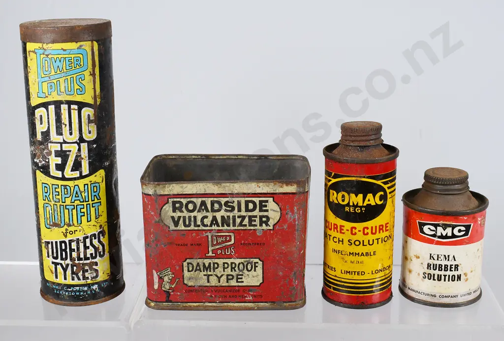 ASSORTED REPAIR KIT & OTHER TINS Image 1++