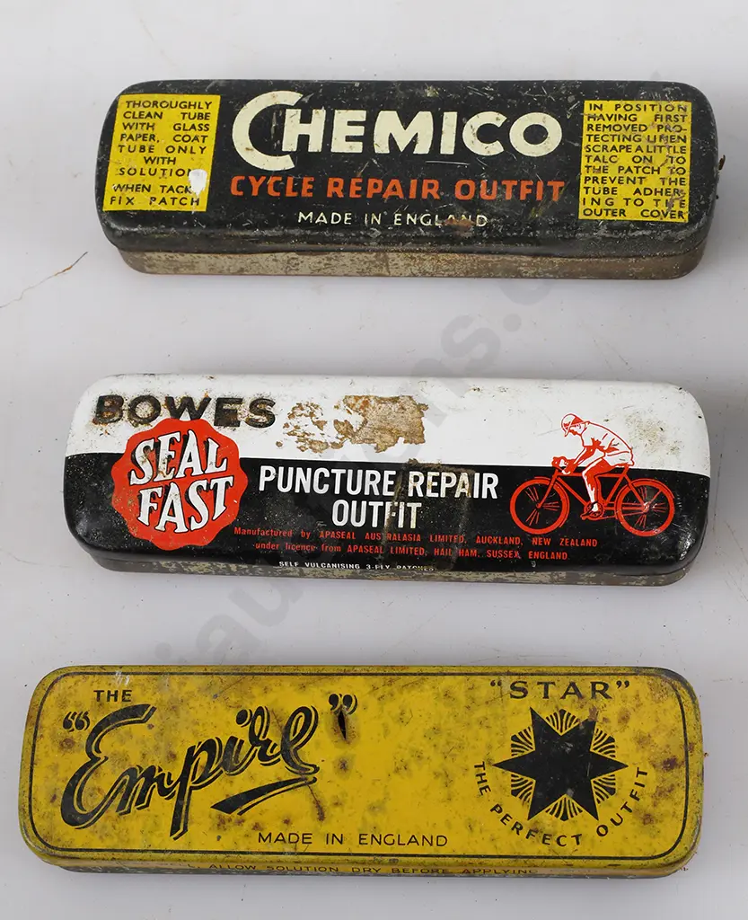 ASSORTED REPAIR KIT & OTHER TINS Image 1++