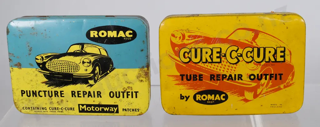 ASSORTED REPAIR KIT & OTHER TINS Image 1++