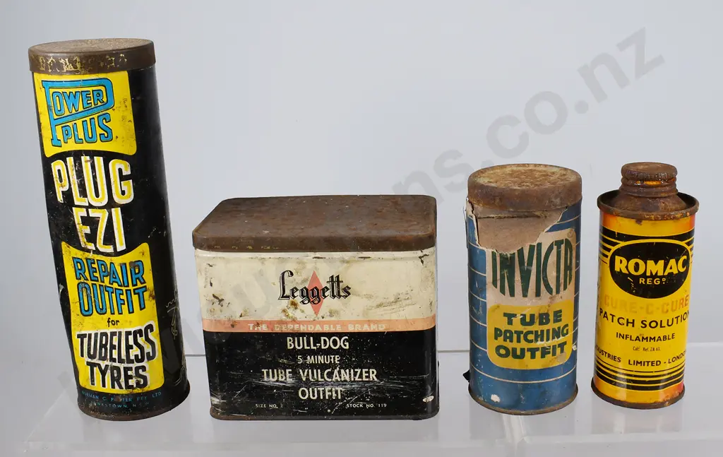 ASSORTED REPAIR KIT & OTHER TINS Image 1++
