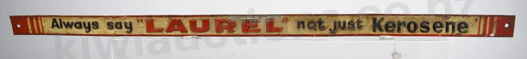 LAUREL KEROSENE ADVERTISING SIGN Image 1++