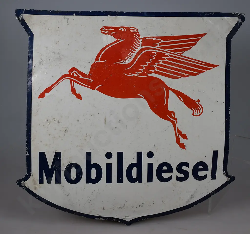MOBIL DIESEL TIN SIGN Image 1++