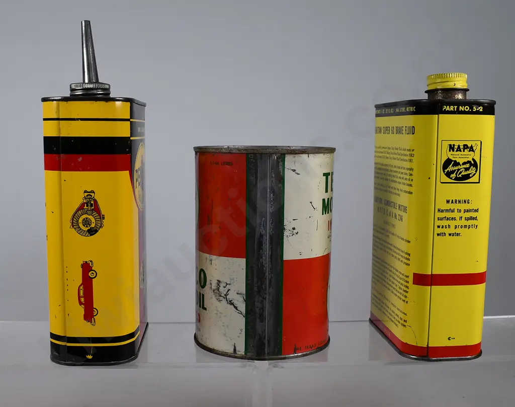 PENZOIL TEXACO & PURITAN TINS Image 1++