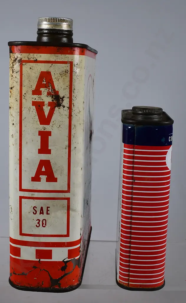MOTOR OIL & BRAKE FLUID TINS Image 1++