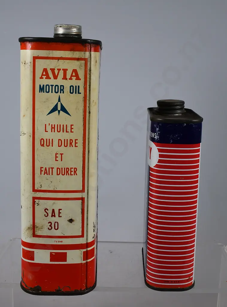 MOTOR OIL & BRAKE FLUID TINS Image 1++