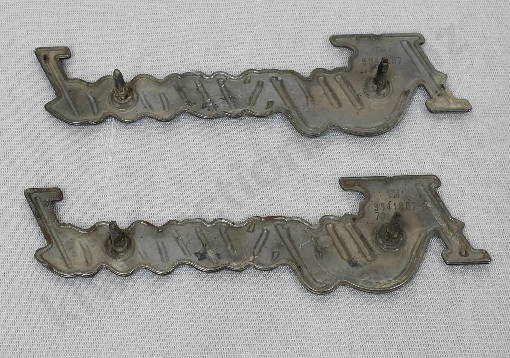 CHROME CAR NAME BADGES, KINGSWOOD Image 1++