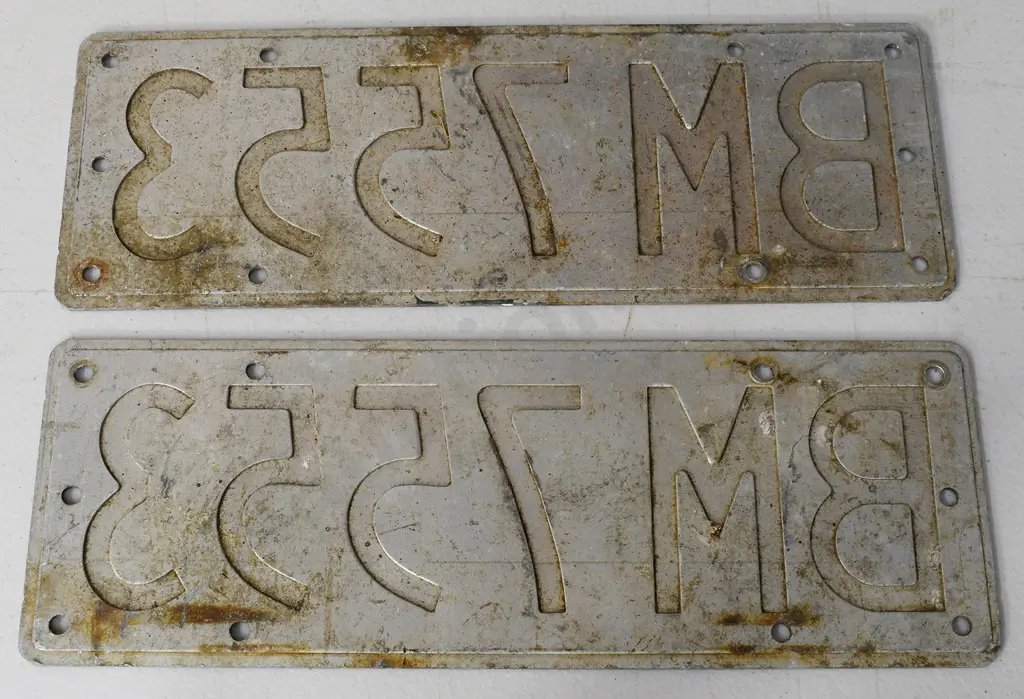 NEW ZEALAND NUMBER PLATES, B ISSUE Image 1++