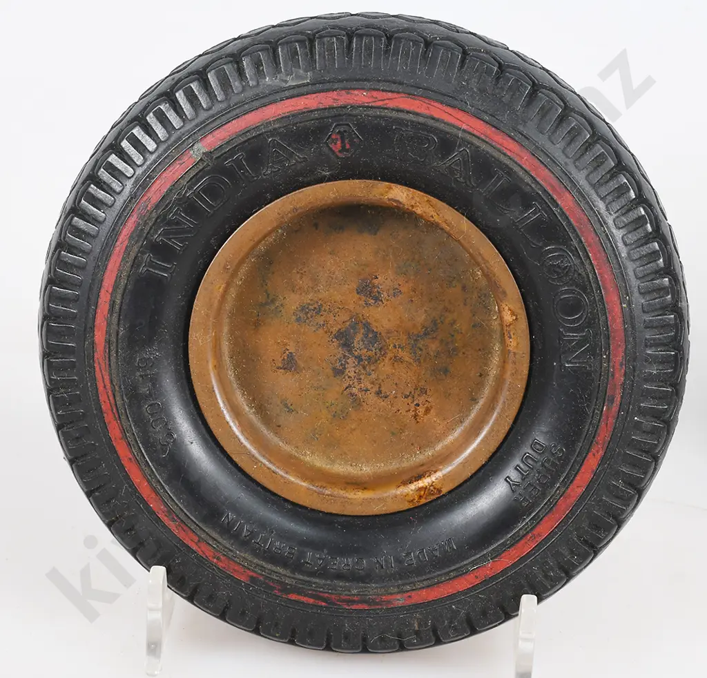 INDIA BALLOON ADVERTISING TYRE ASHTRAYS Image 1++
