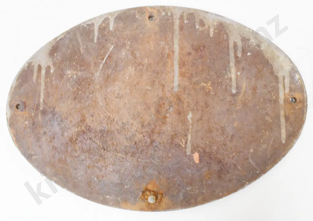 LARGE CAST IRON PLATE G.E.C. Image 1++