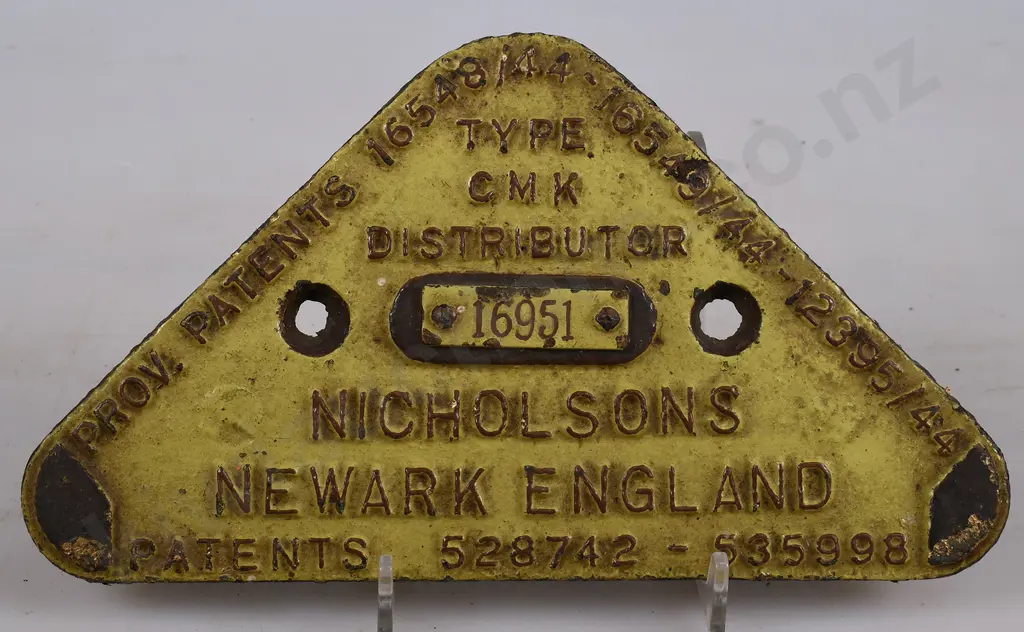 CAST METAL  MAKERS PLATES Image 1++