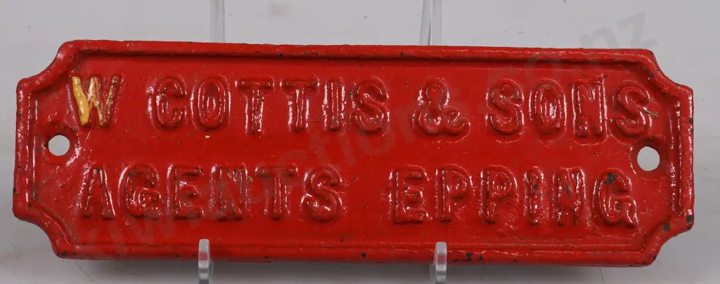 CAST METAL  MAKERS PLATES Image 1++