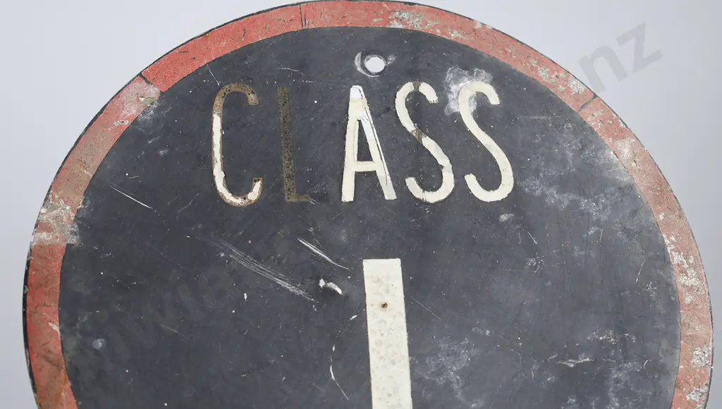 CLASS I & II TIN SIGNS Image 1++