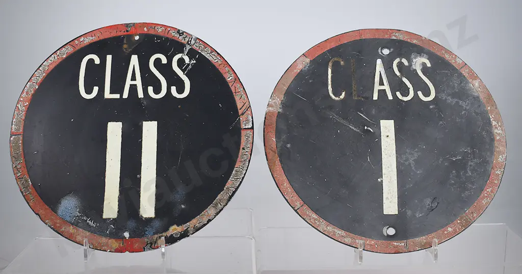 CLASS I & II TIN SIGNS Image 1++