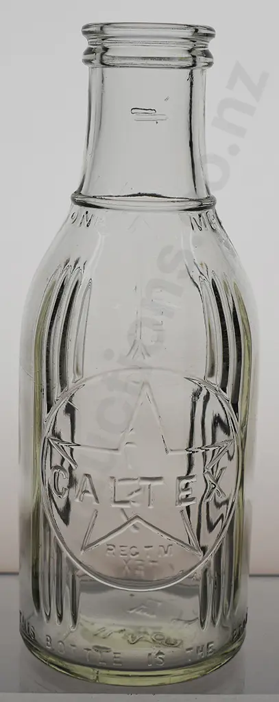 CALTEX PINT OIL BOTTLE Image 1++