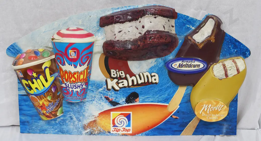 TIP TOP ICE CREAM 3D ADVERTISING SIGN Image 1++