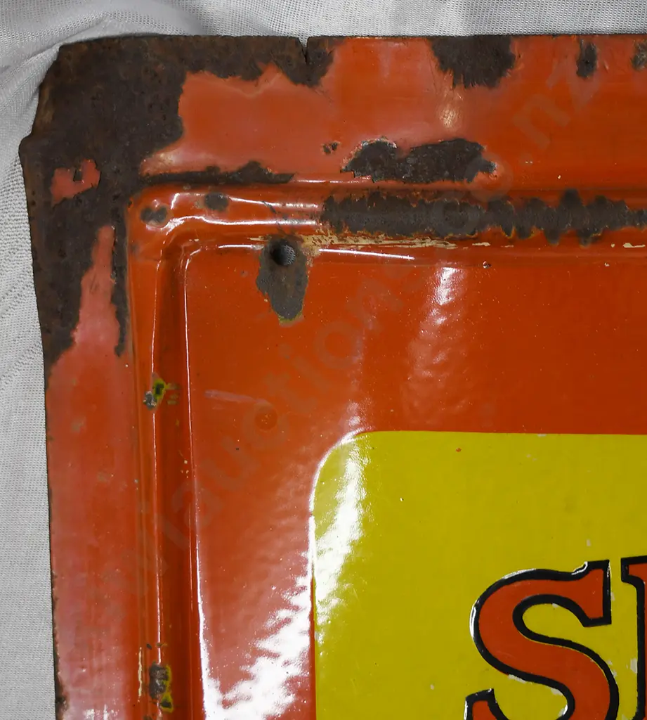 SHELL NEW ZEALAND ENAMEL SIGN Image 1++