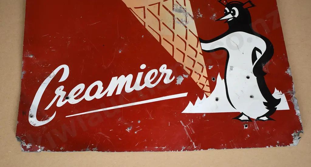 APEX CREAMIER ICE CREAM SIGN Image 1++