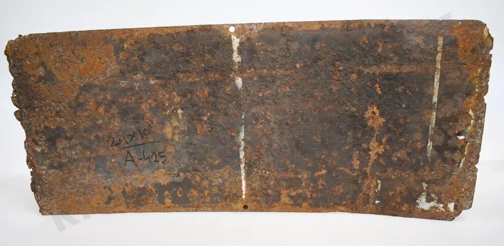 THREE "A" CIGARETTES ENAMEL SIGN Image 1++