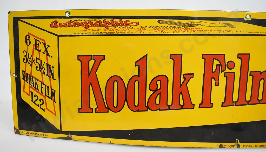 KODAK FILM ENAMEL SIGN Image 1++