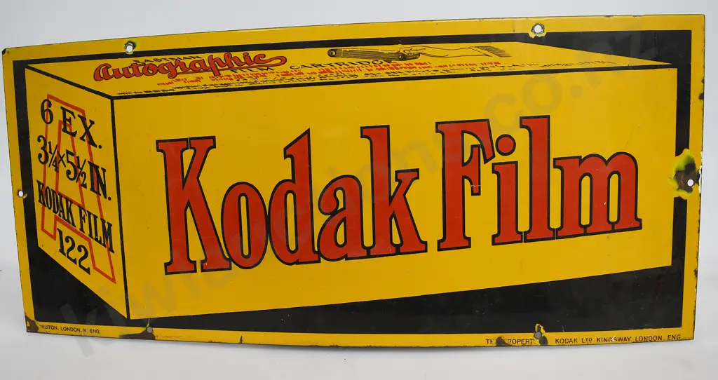 KODAK FILM ENAMEL SIGN Image 1++