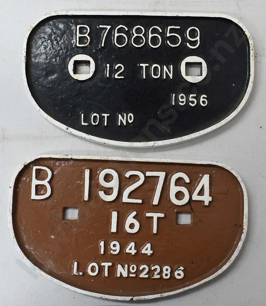 2 CAST PLATES Image 1++