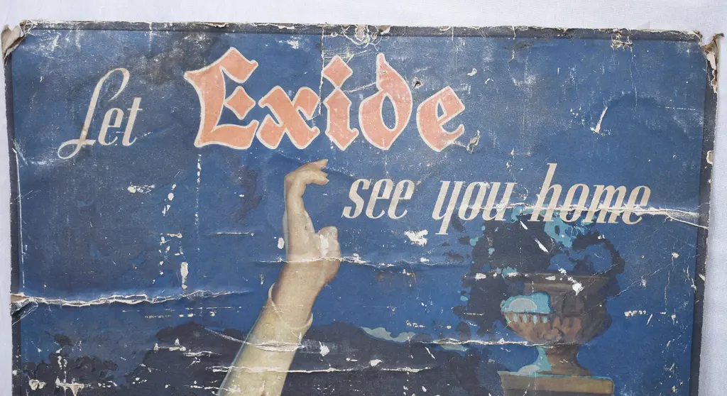 EXIDE CARD SIGN Image 1++
