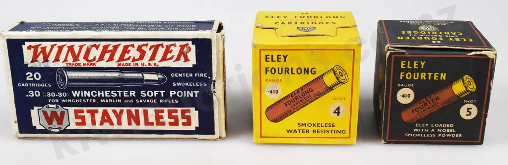 SHOTGUN & RIFLE CARTRIDGE BOXES Image 1++