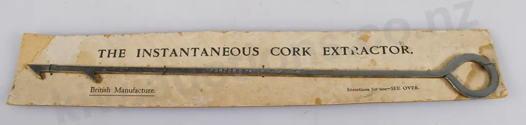 AULSEBROOK'S SHOP COUNTER DISPLAY BOX & CORK EXTRACTOR Image 1++
