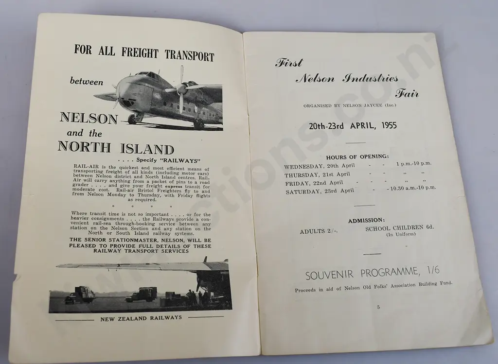 NELSON INDUSTRIES FAIR BOOKLET, 1955 Image 1++