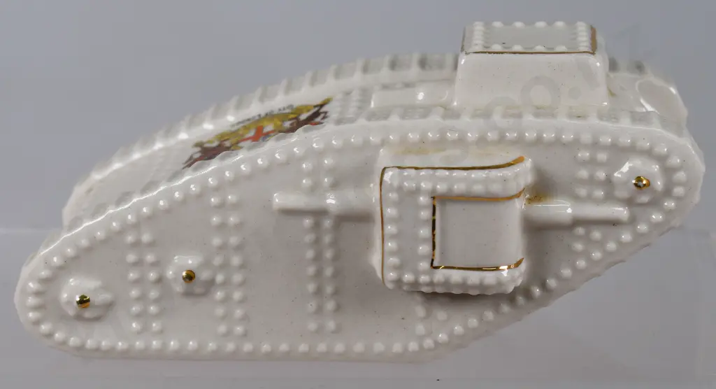 CRESTED WARE TANK & WARSHIP Image 1++