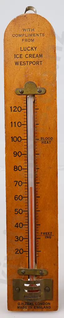 LUCKY ICE CREAM WESTPORT THERMOMETER Image 1++