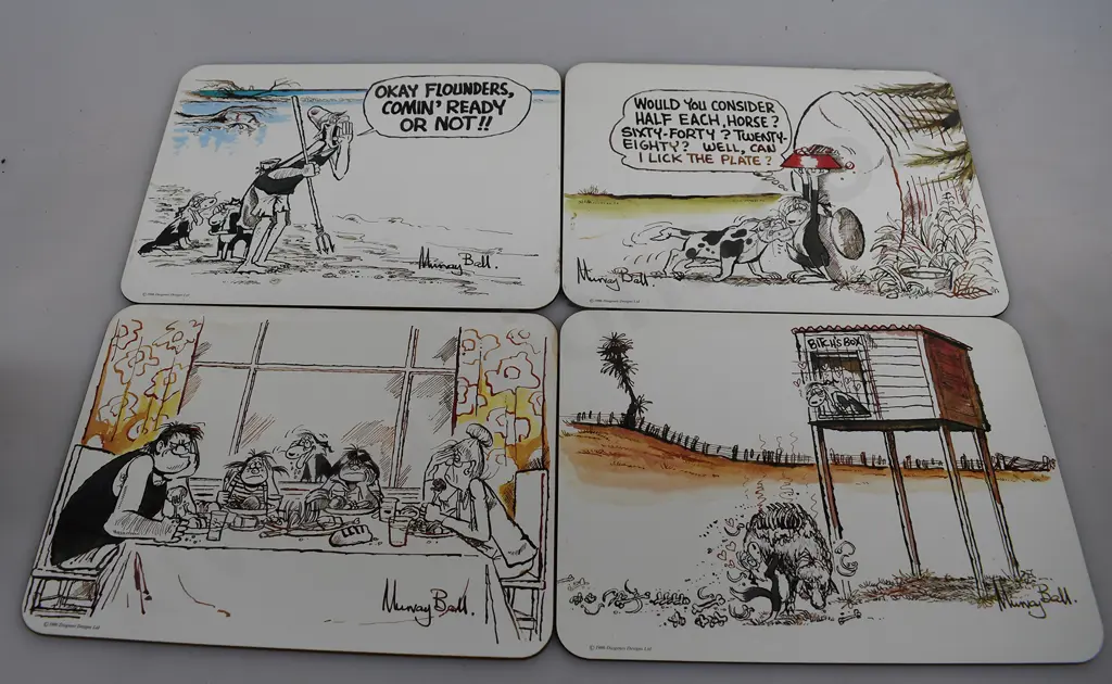 FOOTROT FLATS BOXED 6 PLACE MATS Image 1++