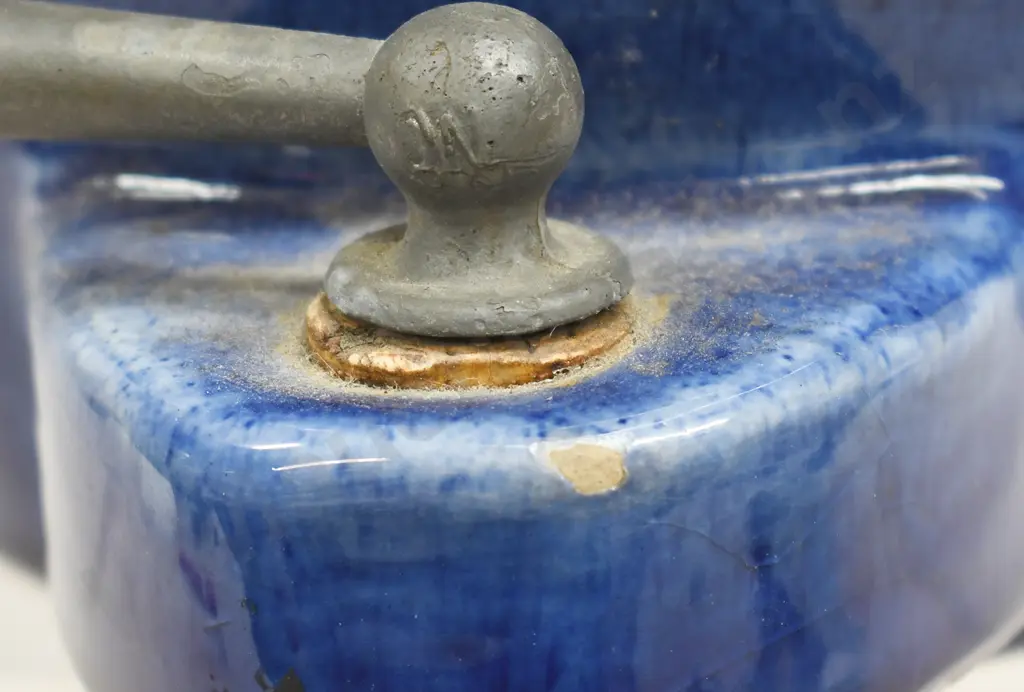 SCHWEPPES GREEN GINGER WINE STONEWARE DRINKS DISPENSER Image 1++