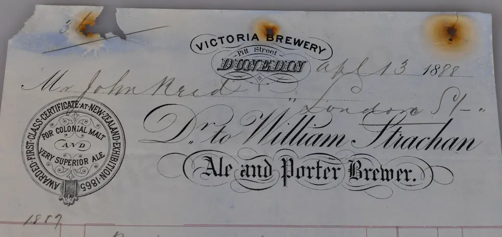 POWLEY & KEAST, STRACHAN DUNEDIN INVOICES Image 1++