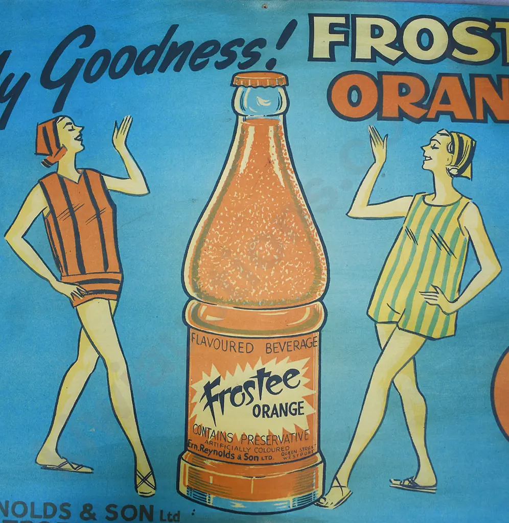 FROSTEE ERN REYNOLDS WESTPORT CARD SIGN Image 1++