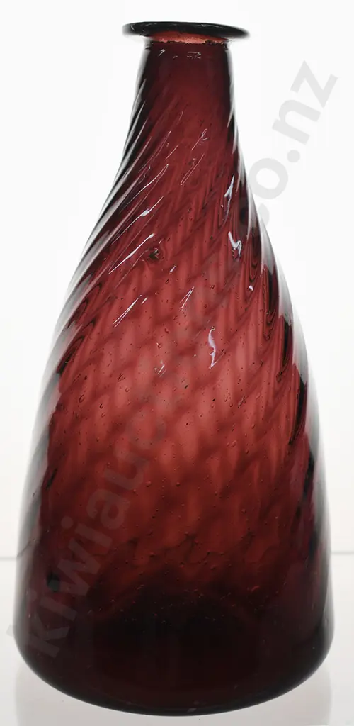 AMERICAN PONTILLED CONDIMENT BOTTLE c1820 Image 1++