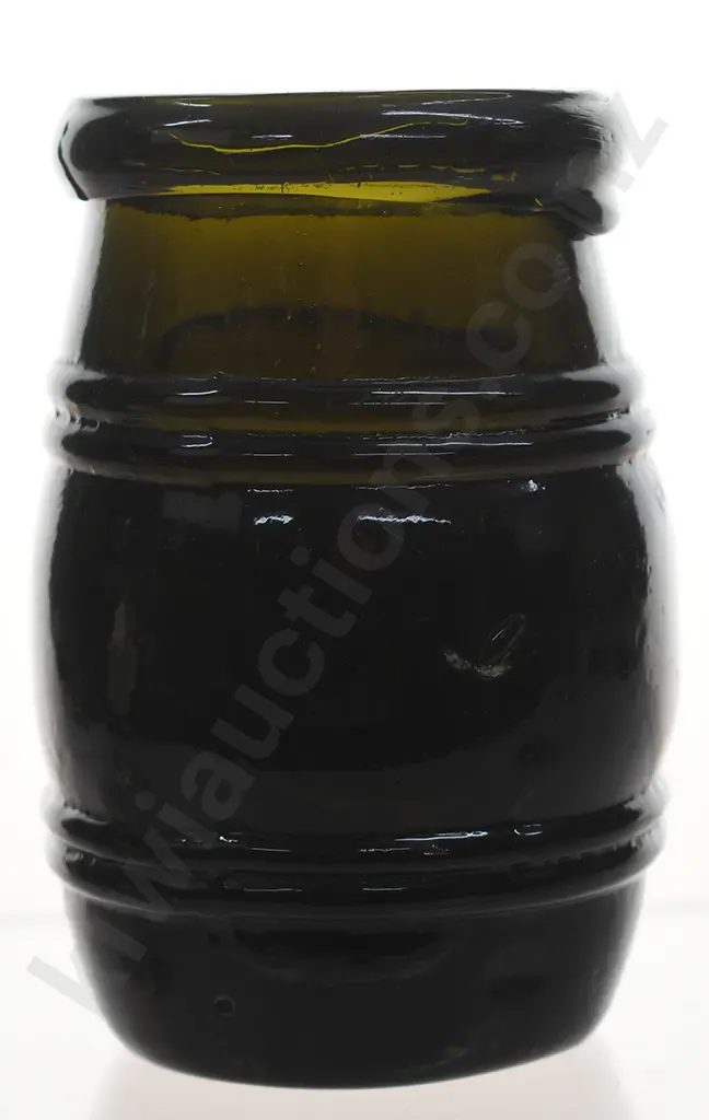 VICTORIAN GLASS HONEY/MUSTARD POT Image 1++