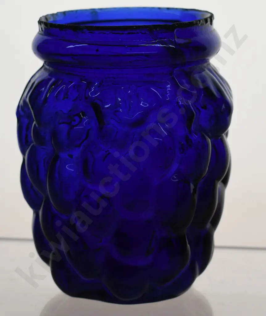 CHRISTMAS FAIRY LIGHT, COBALT BLUE GRAPE PATTERN Image 1++