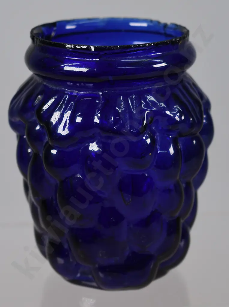 CHRISTMAS FAIRY LIGHT, COBALT BLUE GRAPE PATTERN Image 1++