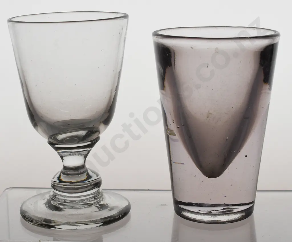 2 PONTILLED DRINKING GLASSES Image 1++