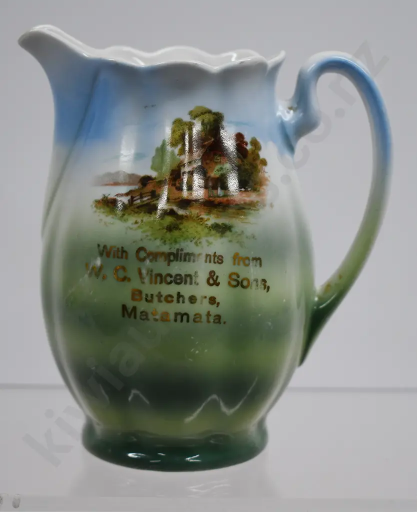 RURAL SCENE ADVERTISING JUG, MATAMATA Image 1++