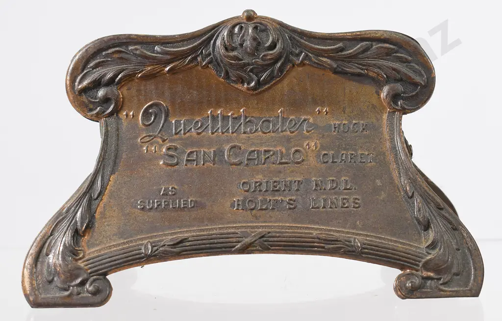 SPRING VALE WINES PAPER HOLDER CLIP Image 1++