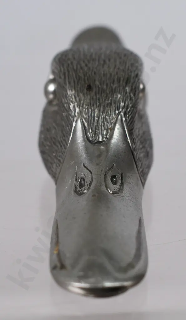 DUCK BILL PEWTER PAPER HOLDER CLIP Image 1++
