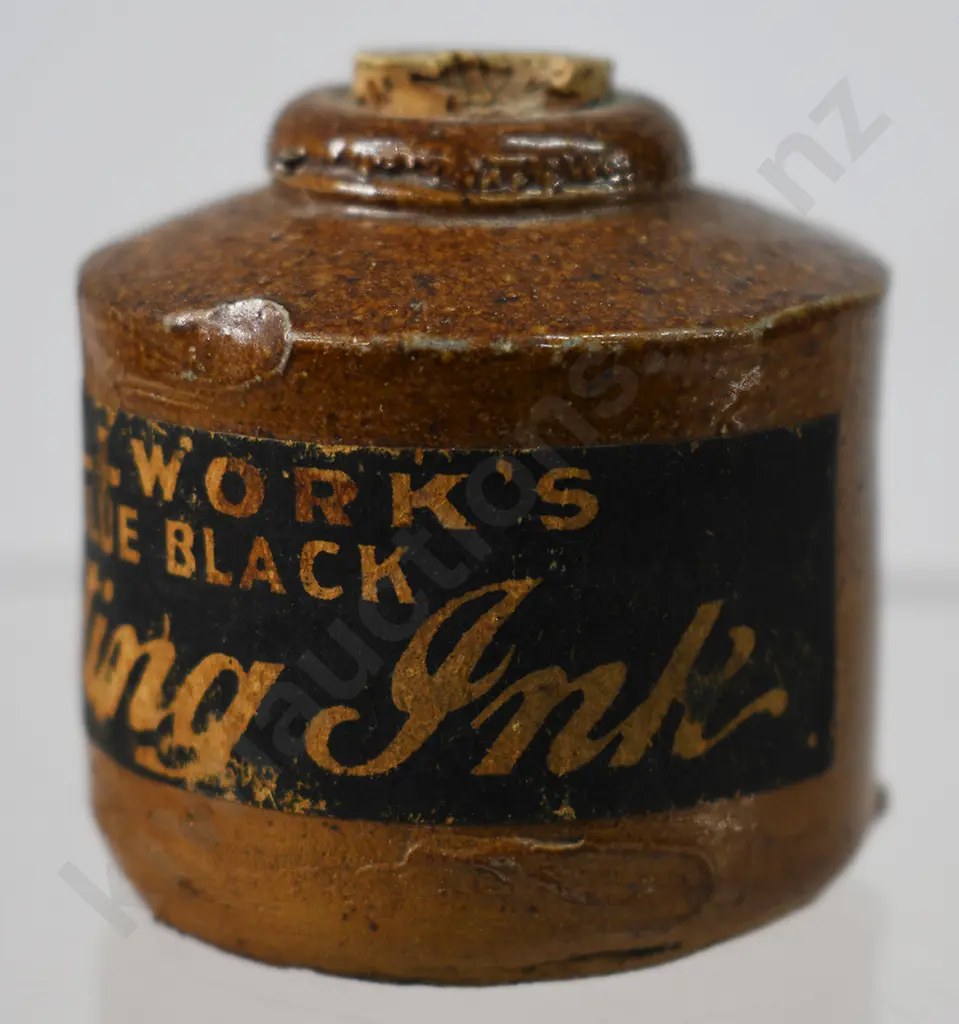 LABELED STONEWARE PENNY INKS Image 1++