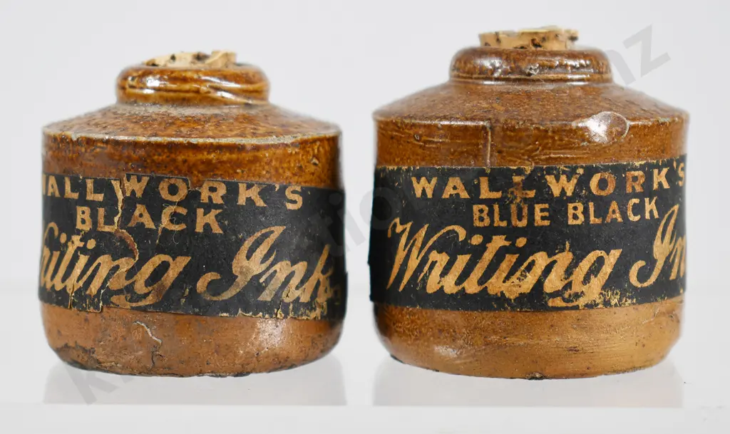 LABELED STONEWARE PENNY INKS Image 1++