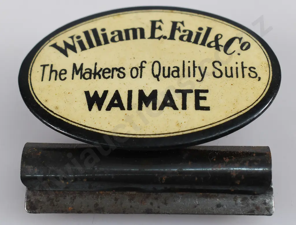 FAIL WAIMATE ADVERTISING PAPER CLIP CLAMP Image 1++